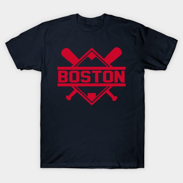 Boston Diamond T-Shirt by CasualGraphic